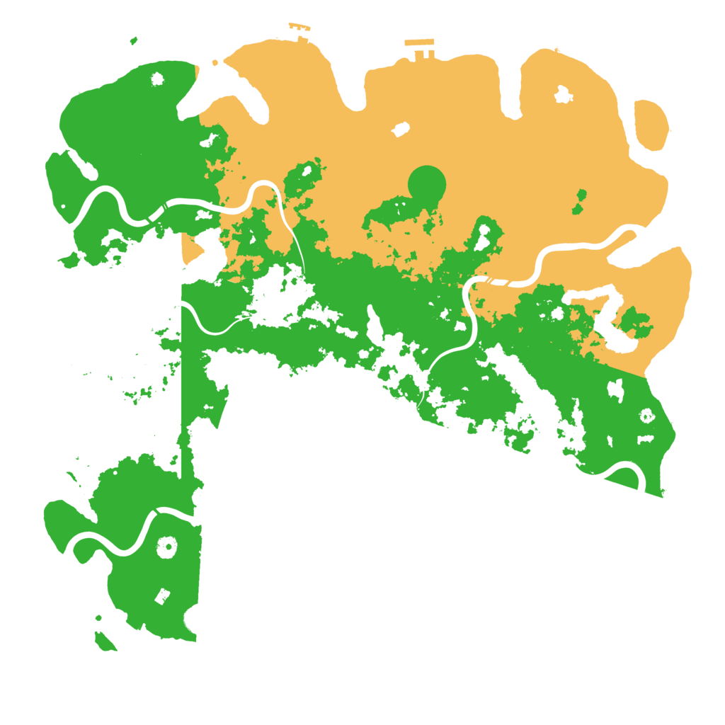 Biome Rust Map: Procedural Map, Size: 5000, Seed: 1152507819
