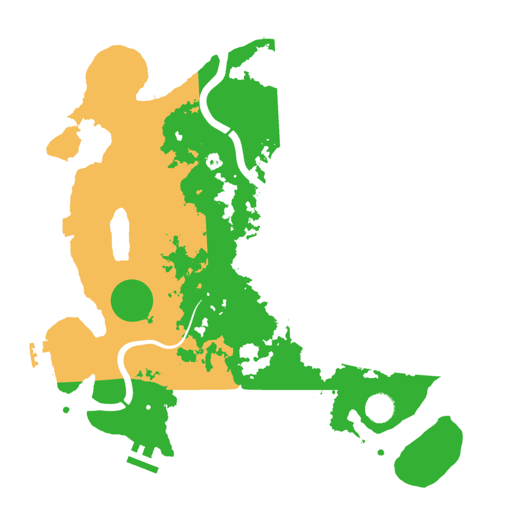 Biome Rust Map: Procedural Map, Size: 3250, Seed: 386804668