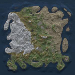 Thumbnail Rust Map: Procedural Map, Size: 4250, Seed: 1879750593, 16 Monuments