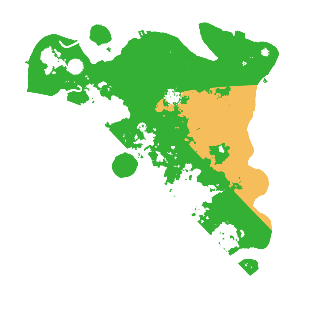 Biome Rust Map: Procedural Map, Size: 3500, Seed: 1866489870
