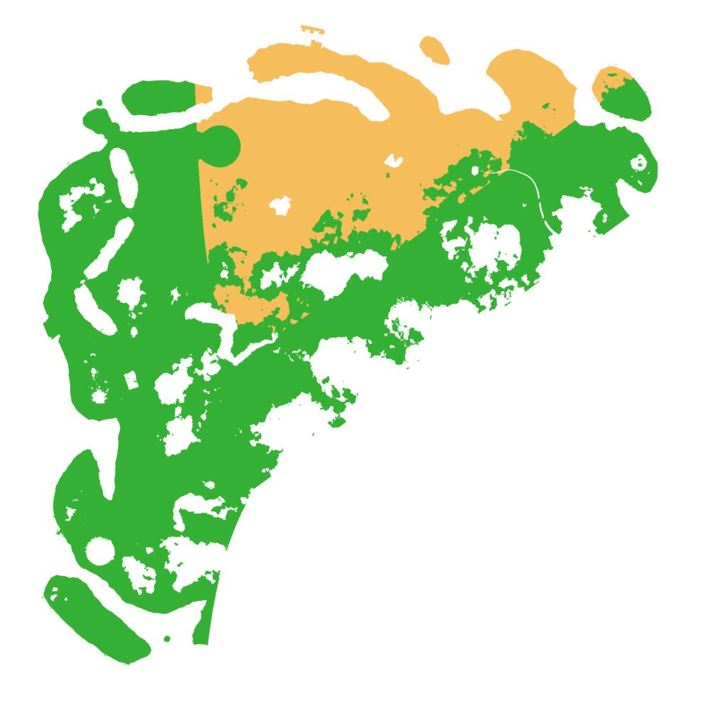 Biome Rust Map: Procedural Map, Size: 4600, Seed: 645570833