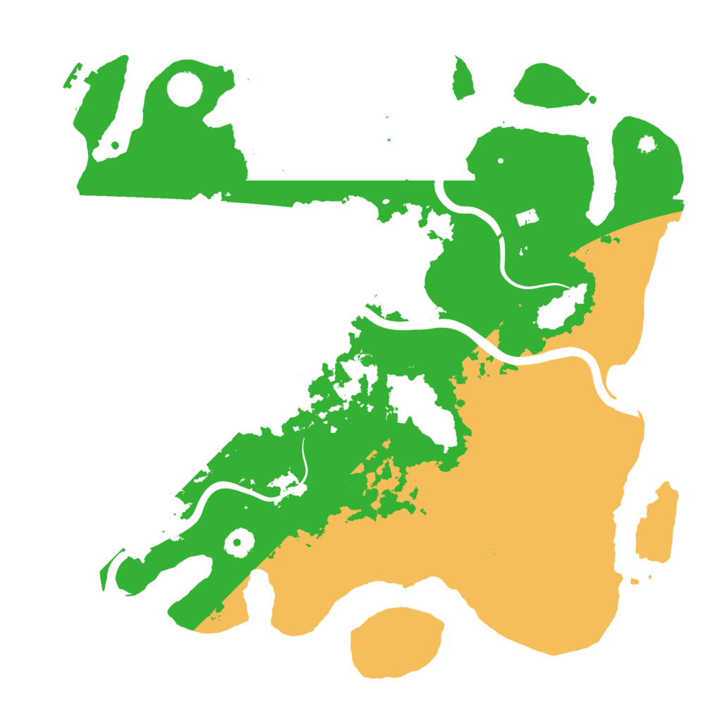 Biome Rust Map: Procedural Map, Size: 3750, Seed: 12448