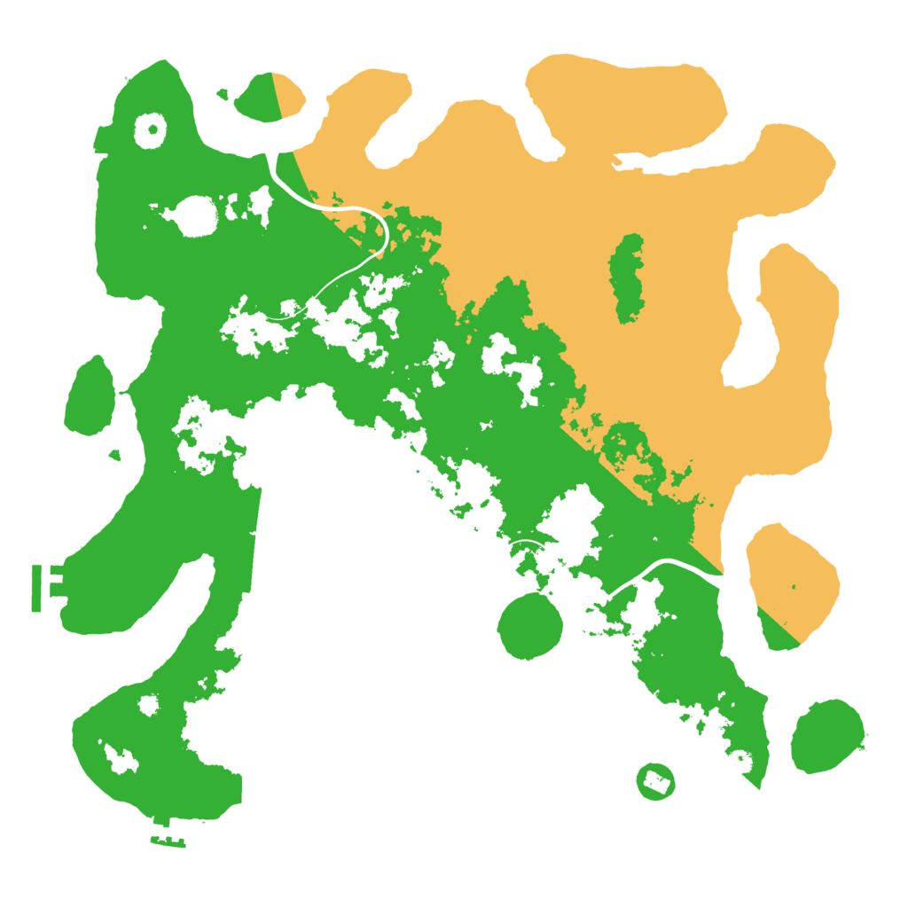 Biome Rust Map: Procedural Map, Size: 3900, Seed: 72076569