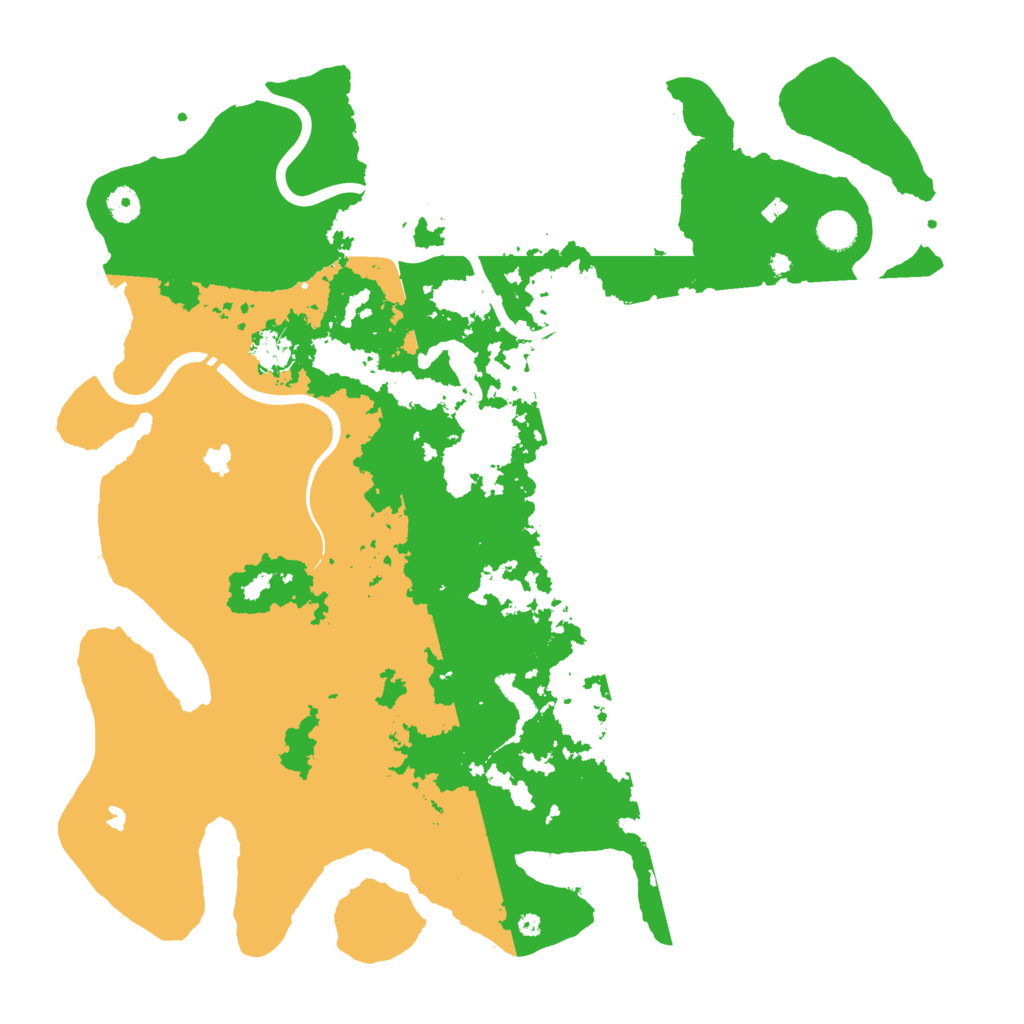 Biome Rust Map: Procedural Map, Size: 4500, Seed: 2340570