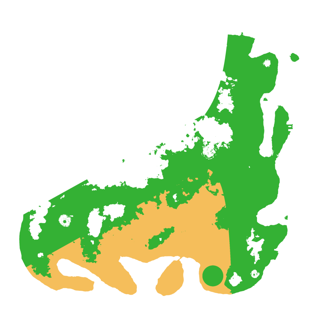 Biome Rust Map: Procedural Map, Size: 4000, Seed: 1157025838