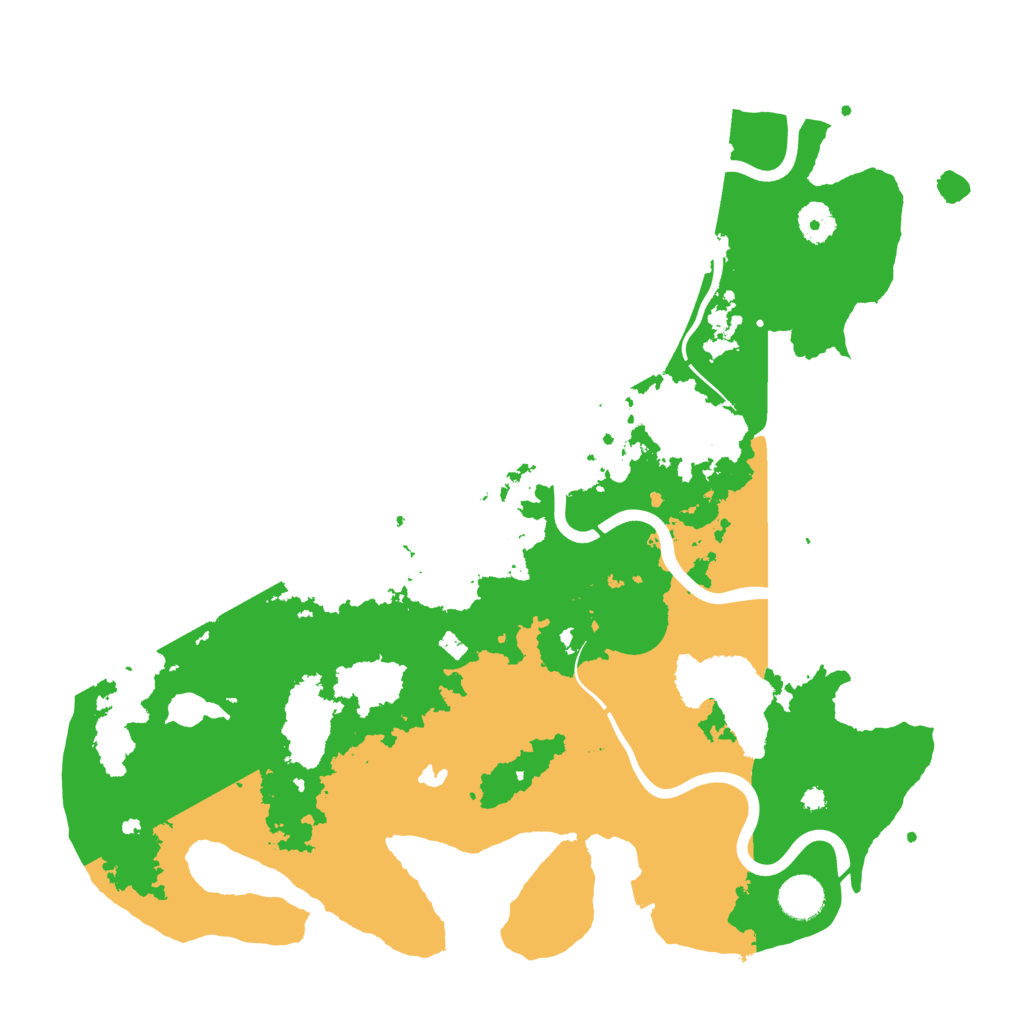 Biome Rust Map: Procedural Map, Size: 4000, Seed: 1157025838
