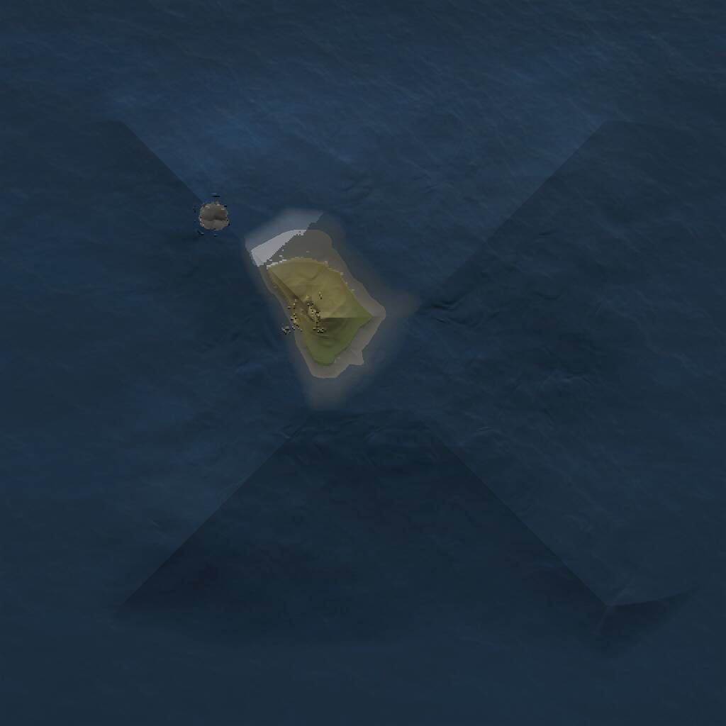 Rust Map: Procedural Map, Size: 1000, Seed: 2141586327, 1 Monuments