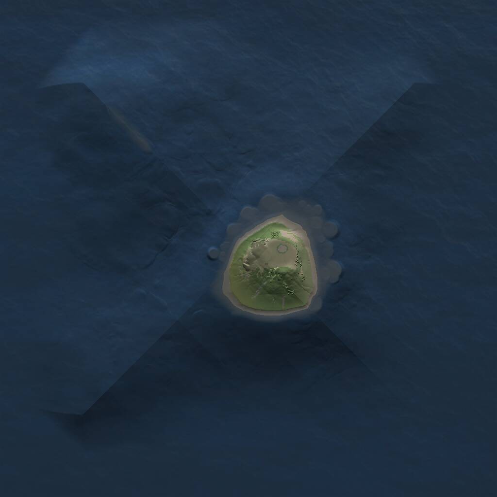 Rust Map: Procedural Map, Size: 1000, Seed: 632365939, 1 Monuments