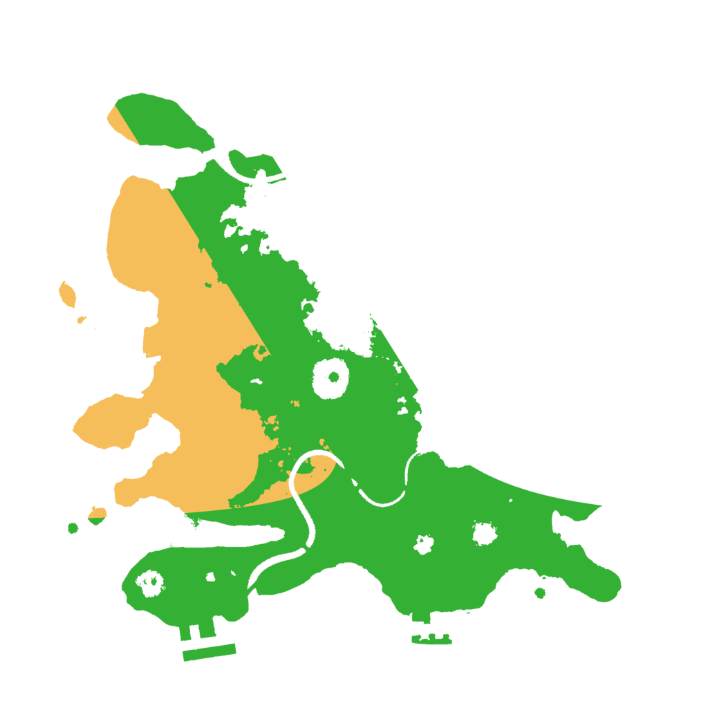 Biome Rust Map: Procedural Map, Size: 2700, Seed: 70255970