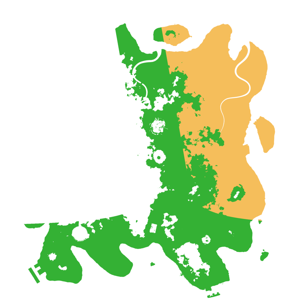 Biome Rust Map: Procedural Map, Size: 3600, Seed: 3806759