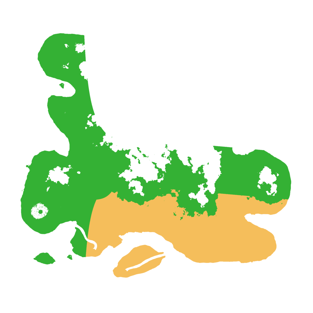 Biome Rust Map: Procedural Map, Size: 3000, Seed: 72122