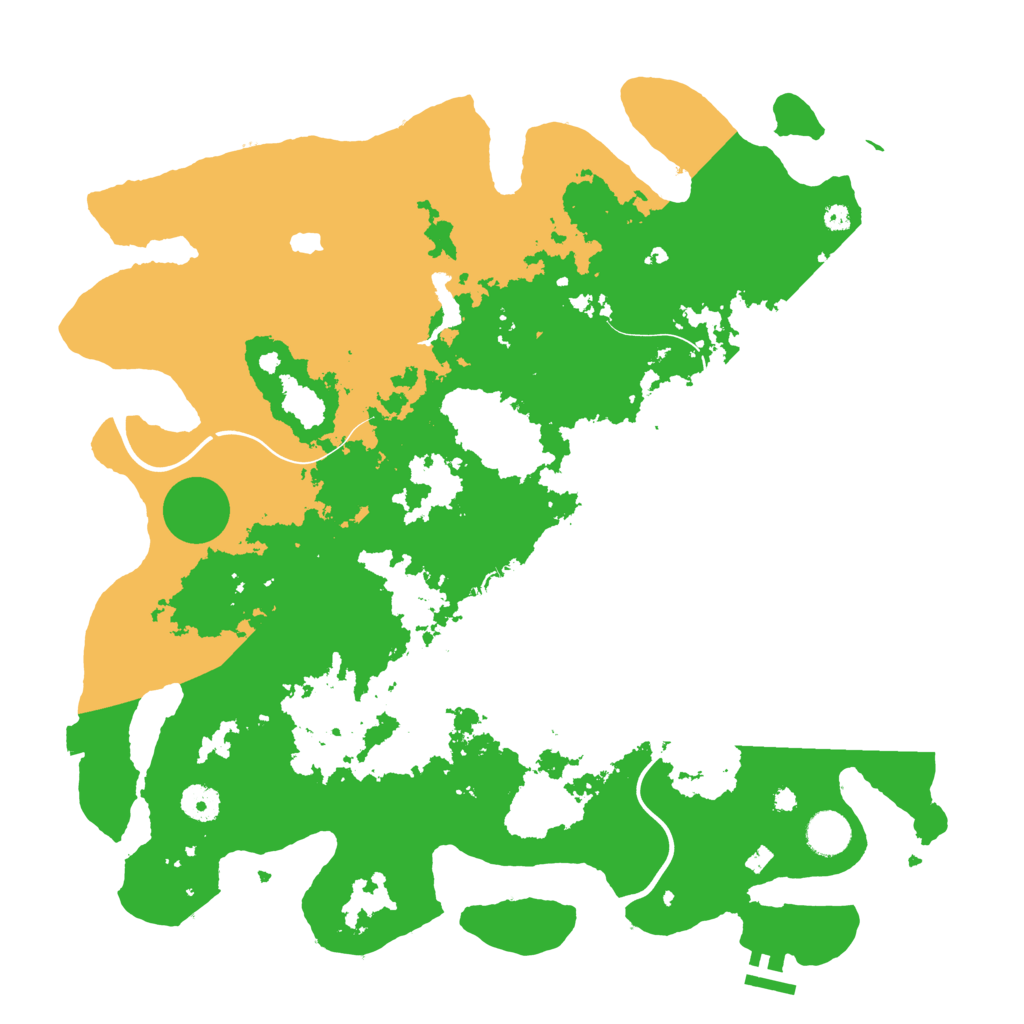 Biome Rust Map: Procedural Map, Size: 4050, Seed: 361588264