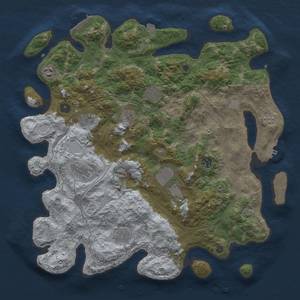 Thumbnail Rust Map: Procedural Map, Size: 4250, Seed: 2117970239, 17 Monuments