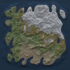 Thumbnail Rust Map: Procedural Map, Size: 4250, Seed: 121736848, 17 Monuments