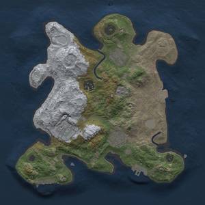Thumbnail Rust Map: Procedural Map, Size: 2800, Seed: 46647841, 11 Monuments