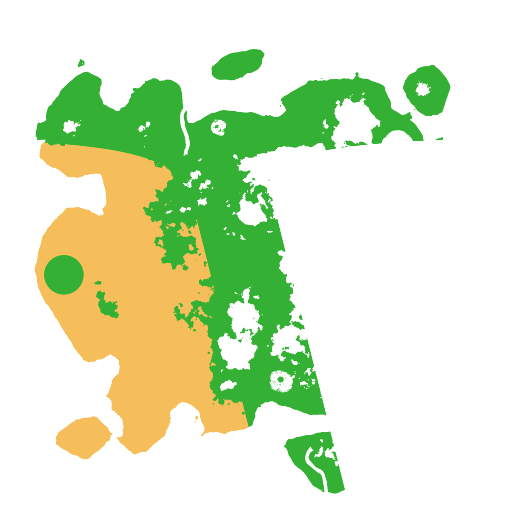 Biome Rust Map: Procedural Map, Size: 3500, Seed: 74865842