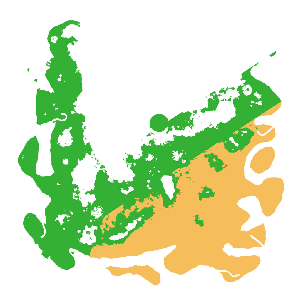 Biome Rust Map: Procedural Map, Size: 4500, Seed: 156993301
