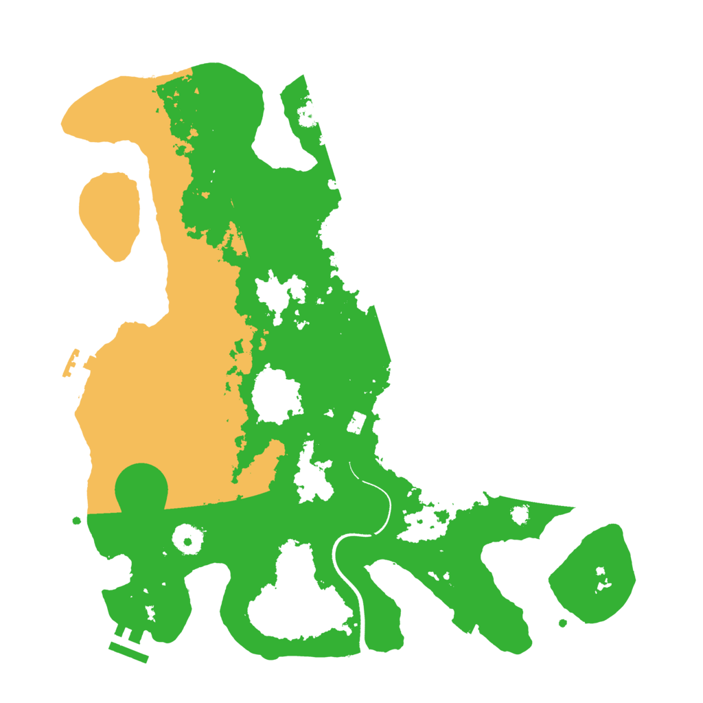 Biome Rust Map: Procedural Map, Size: 3500, Seed: 1087907571