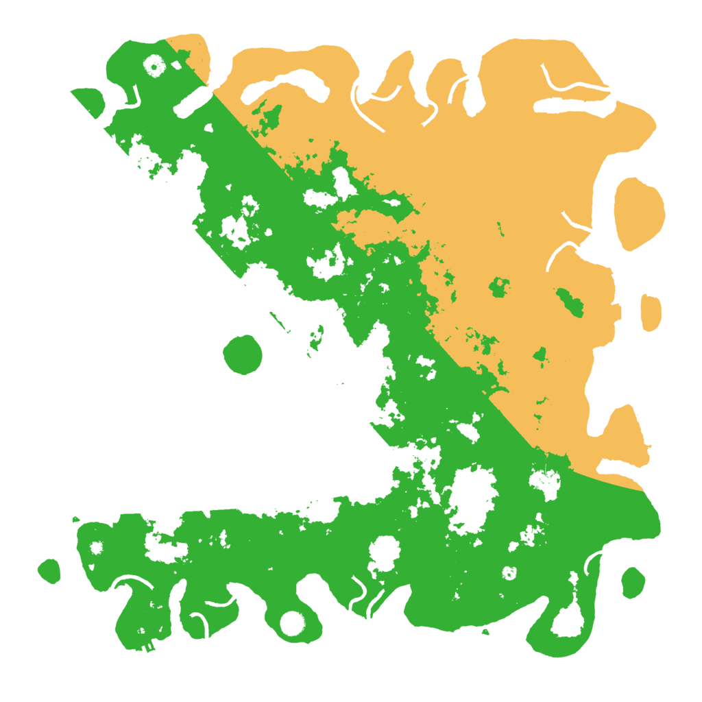 Biome Rust Map: Procedural Map, Size: 5000, Seed: 51591166