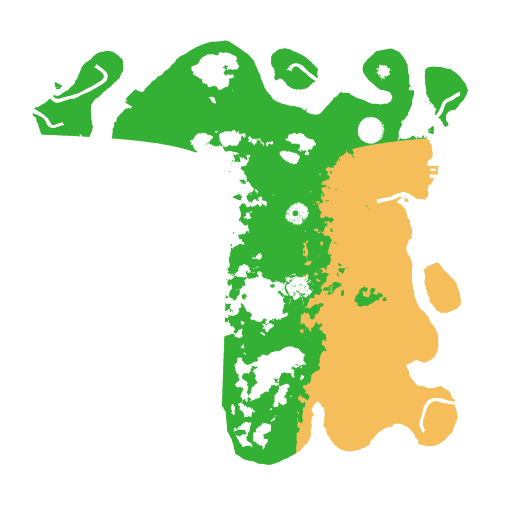 Biome Rust Map: Procedural Map, Size: 3500, Seed: 214023148