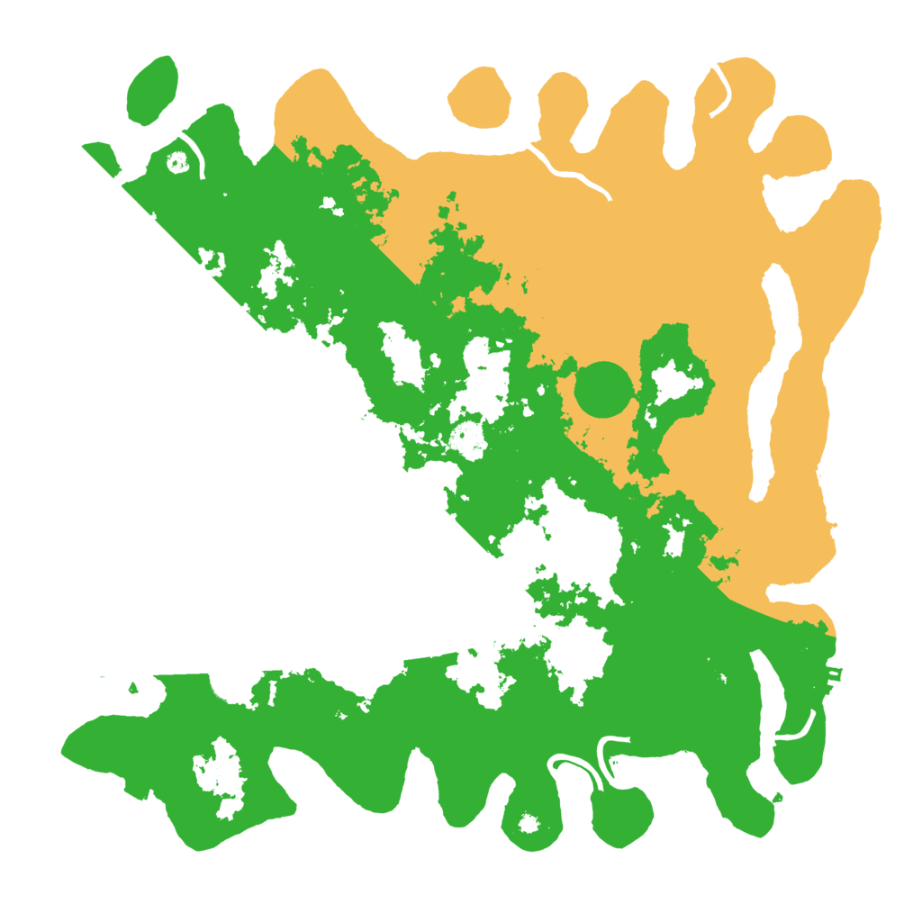 Biome Rust Map: Procedural Map, Size: 4300, Seed: 75643