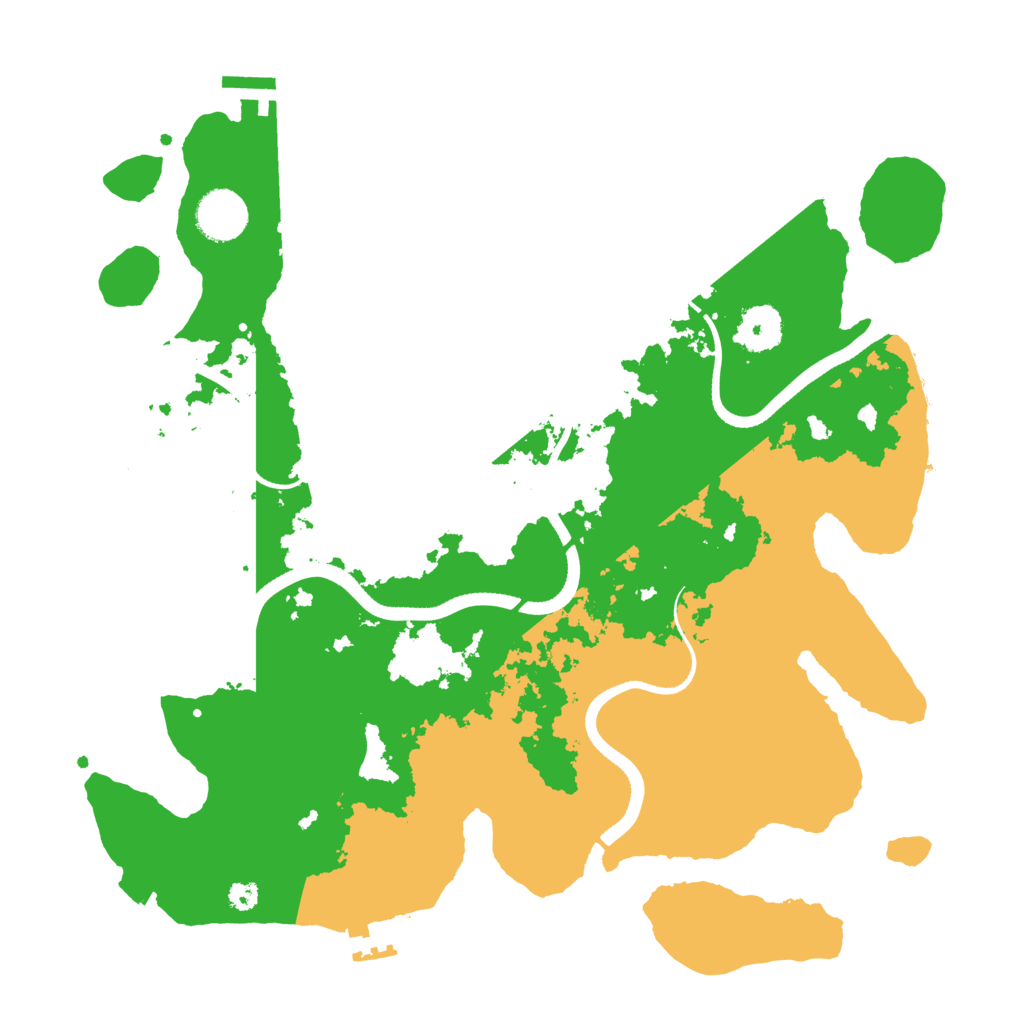 Biome Rust Map: Procedural Map, Size: 3500, Seed: 292046819