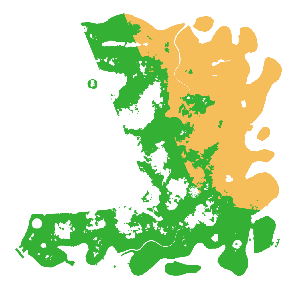 Biome Rust Map: Procedural Map, Size: 5000, Seed: 374926220