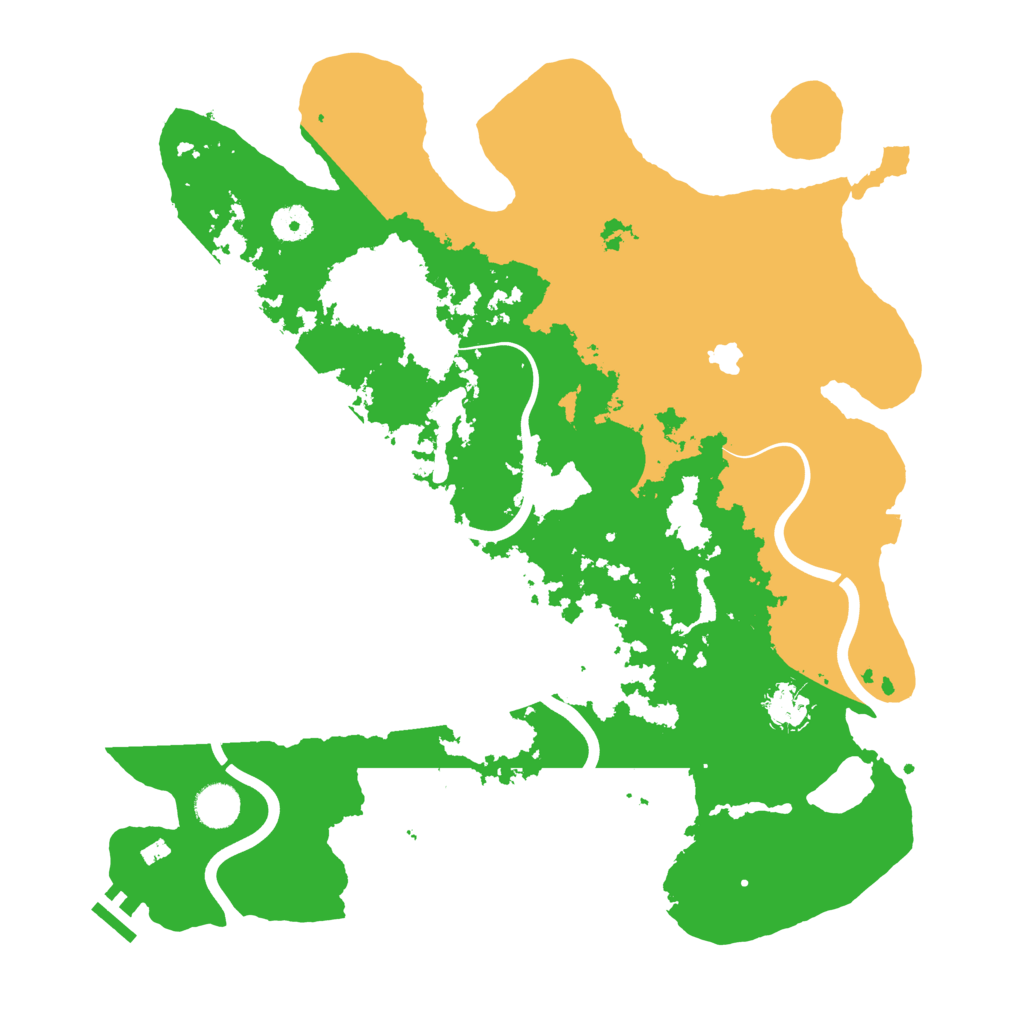 Biome Rust Map: Procedural Map, Size: 4000, Seed: 8674
