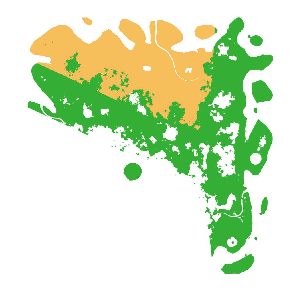 Biome Rust Map: Procedural Map, Size: 4500, Seed: 5515
