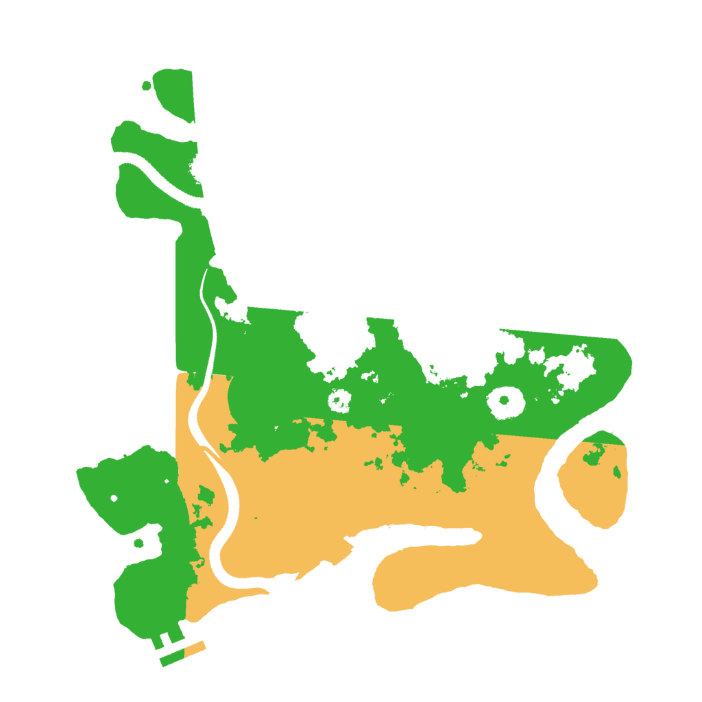 Biome Rust Map: Procedural Map, Size: 3000, Seed: 7855