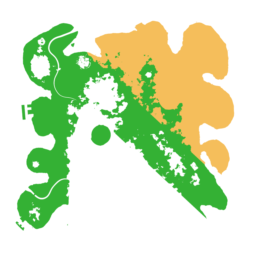 Biome Rust Map: Procedural Map, Size: 3500, Seed: 2072848199