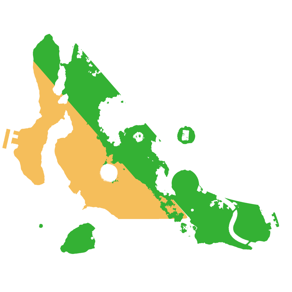 Biome Rust Map: Procedural Map, Size: 3000, Seed: 11468