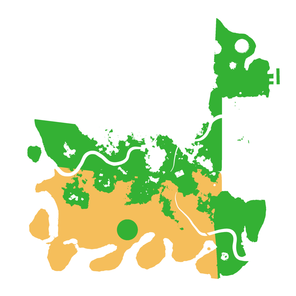 Biome Rust Map: Procedural Map, Size: 3750, Seed: 29127