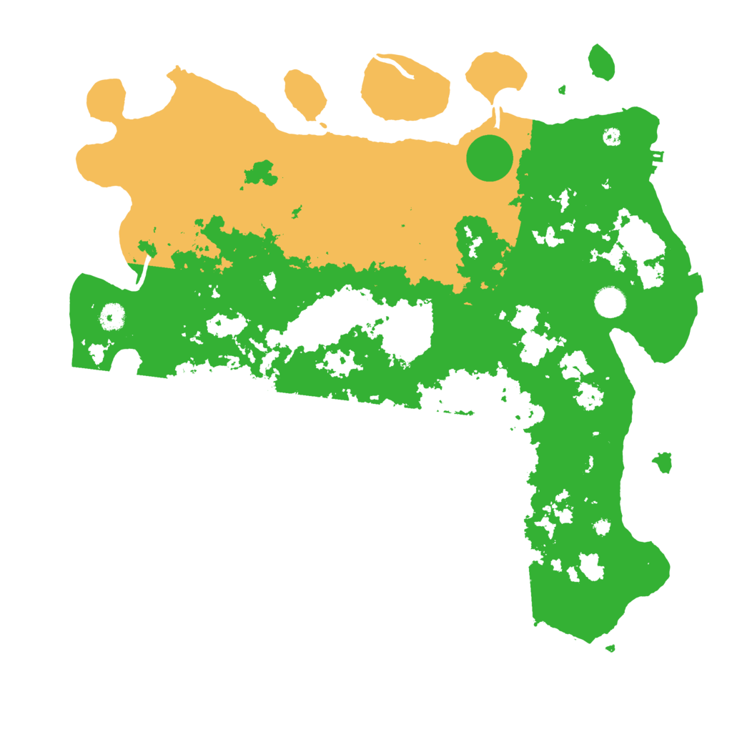 Biome Rust Map: Procedural Map, Size: 4135, Seed: 1566