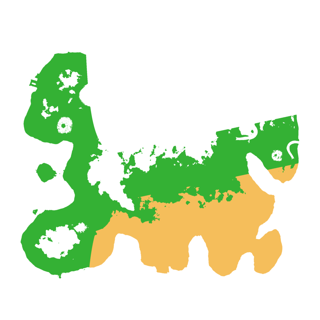 Biome Rust Map: Procedural Map, Size: 3000, Seed: 31858