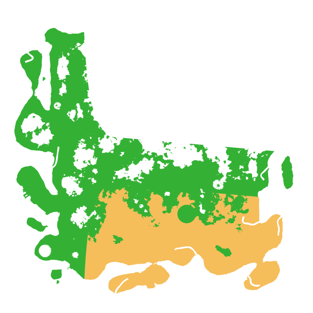 Biome Rust Map: Procedural Map, Size: 4500, Seed: 88888888