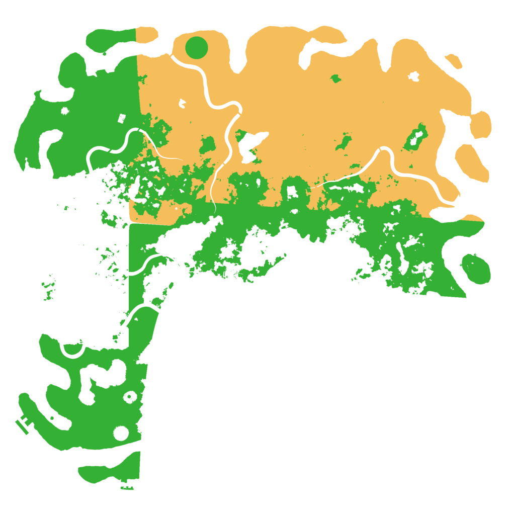 Biome Rust Map: Procedural Map, Size: 6000, Seed: 162635529