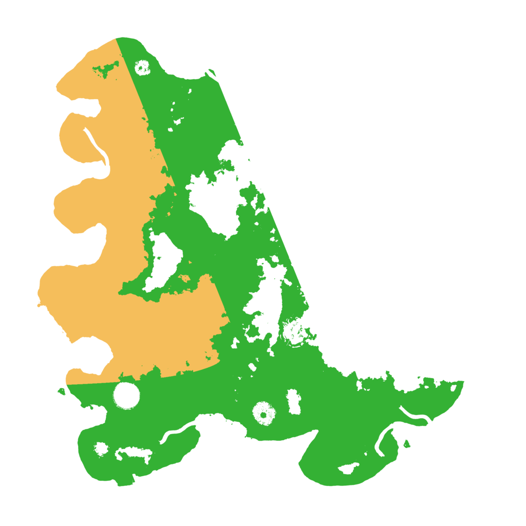 Biome Rust Map: Procedural Map, Size: 3500, Seed: 450540131