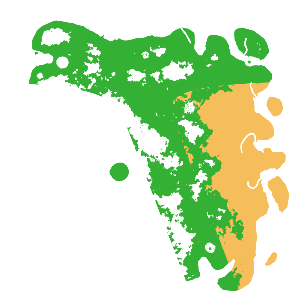 Biome Rust Map: Procedural Map, Size: 4500, Seed: 42195