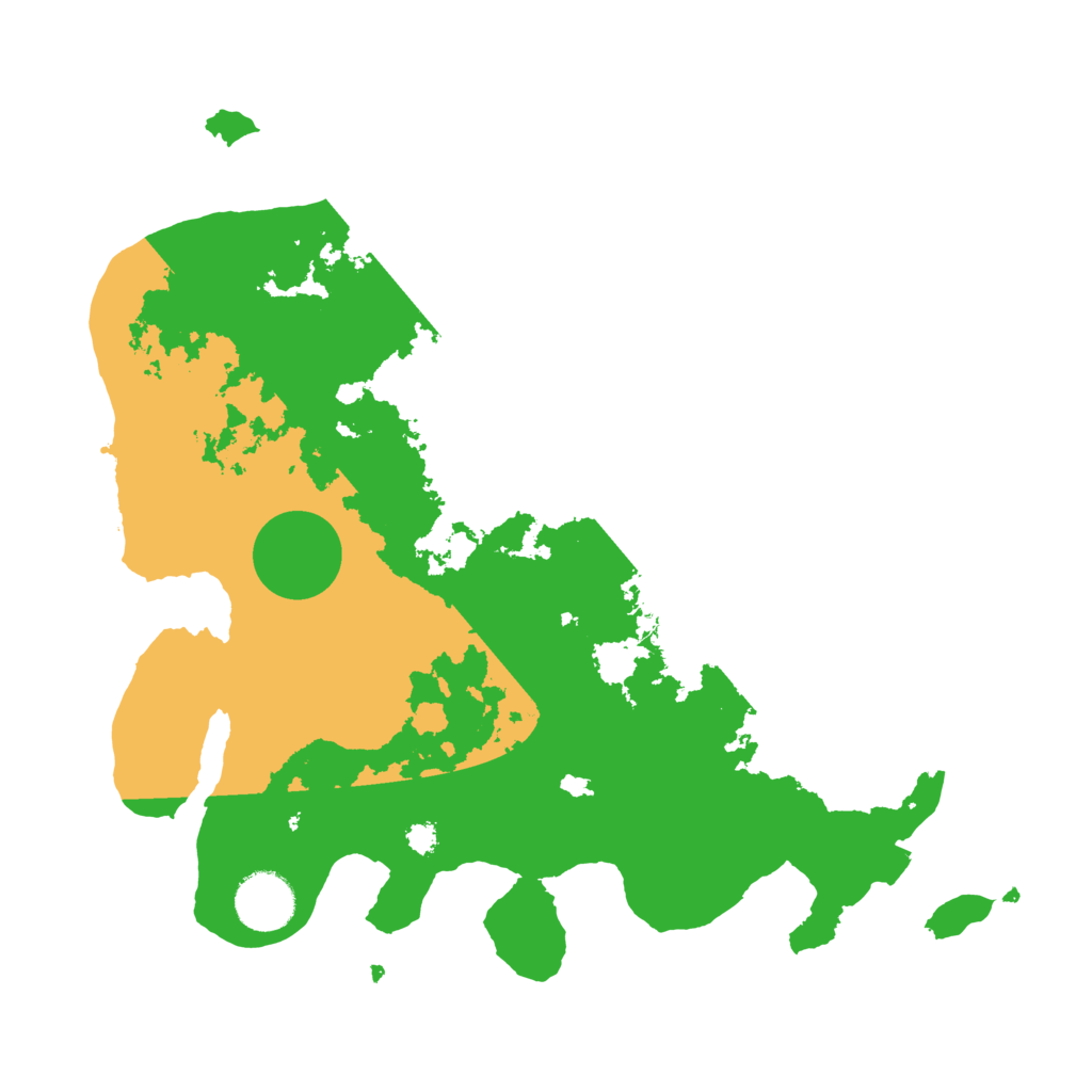 Biome Rust Map: Procedural Map, Size: 3250, Seed: 387646544
