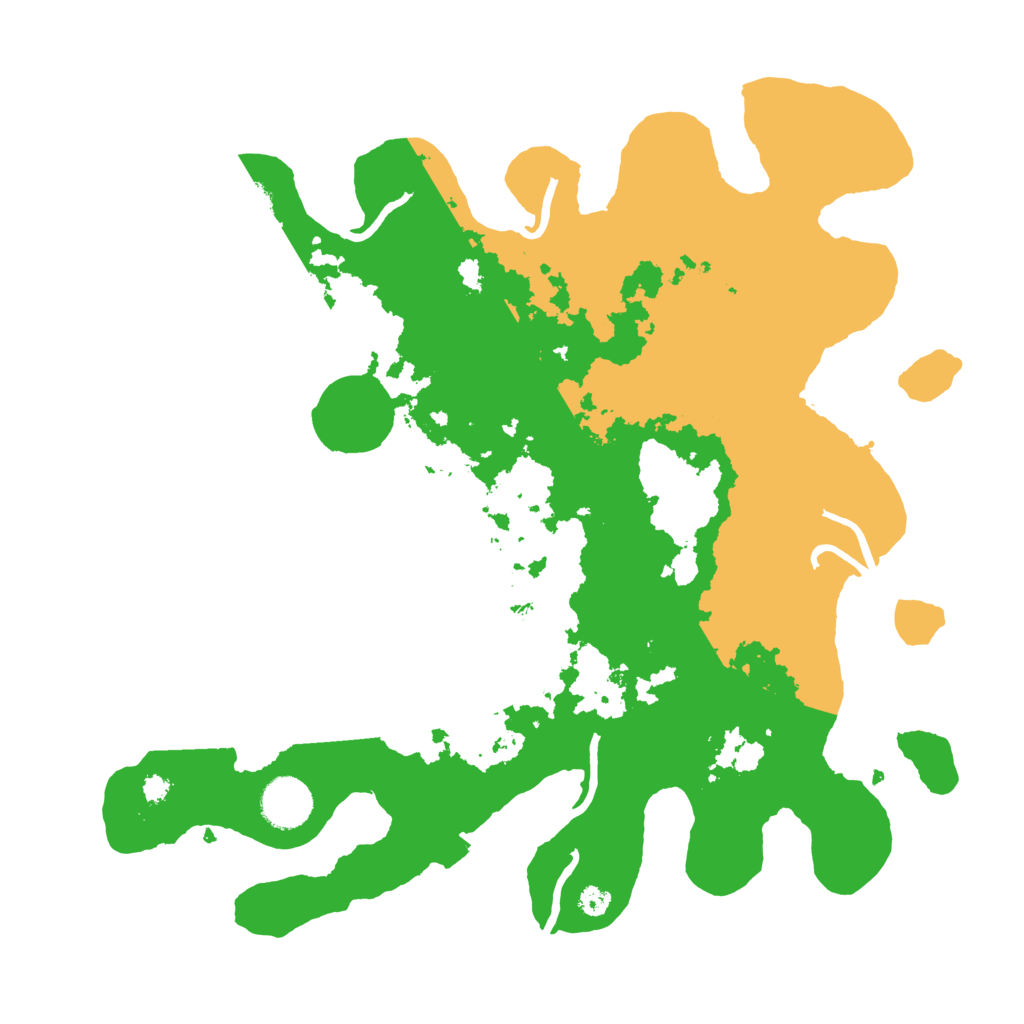 Biome Rust Map: Procedural Map, Size: 3500, Seed: 230902