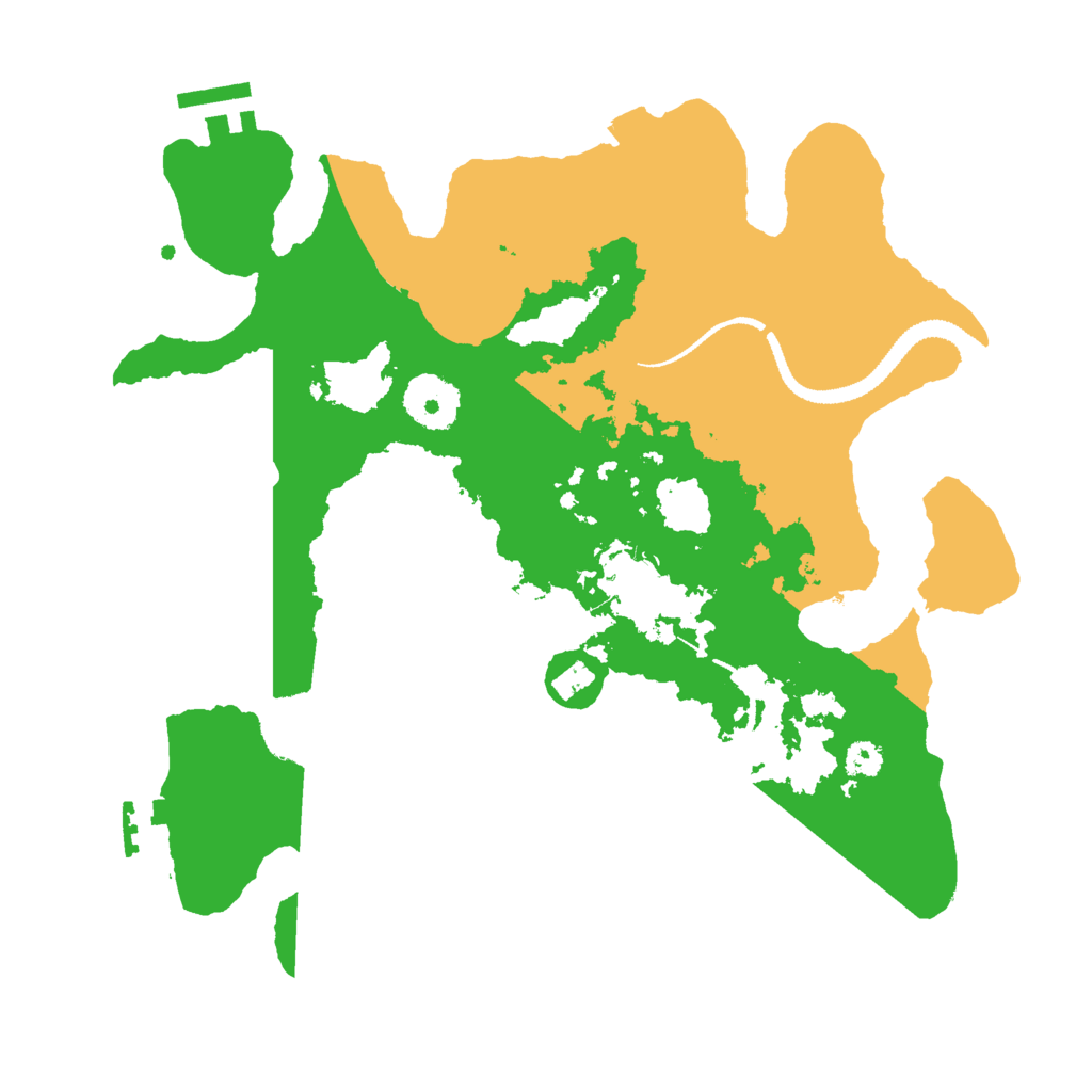 Biome Rust Map: Procedural Map, Size: 3000, Seed: 1764836658