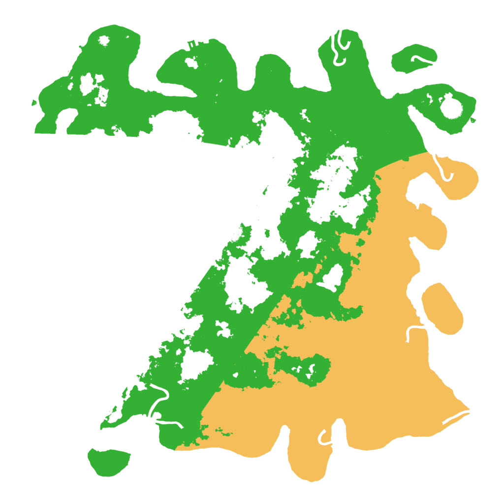 Biome Rust Map: Procedural Map, Size: 4400, Seed: 284962