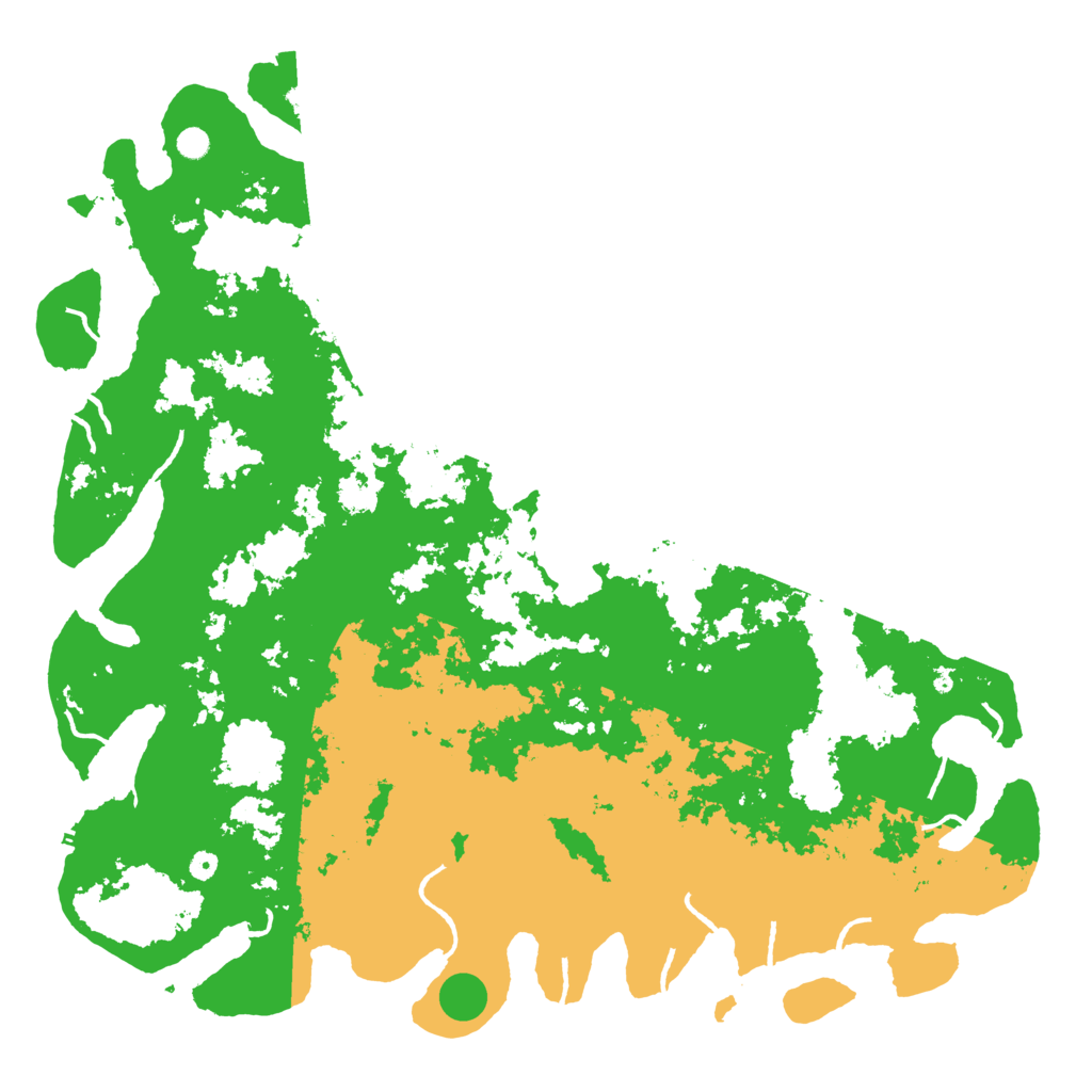 Biome Rust Map: Procedural Map, Size: 6000, Seed: 1212954115