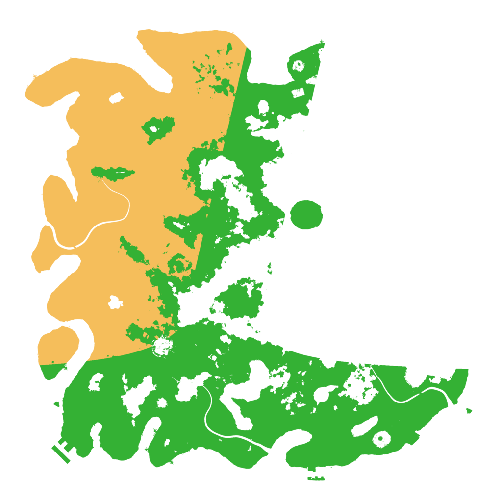 Biome Rust Map: Procedural Map, Size: 4500, Seed: 741479