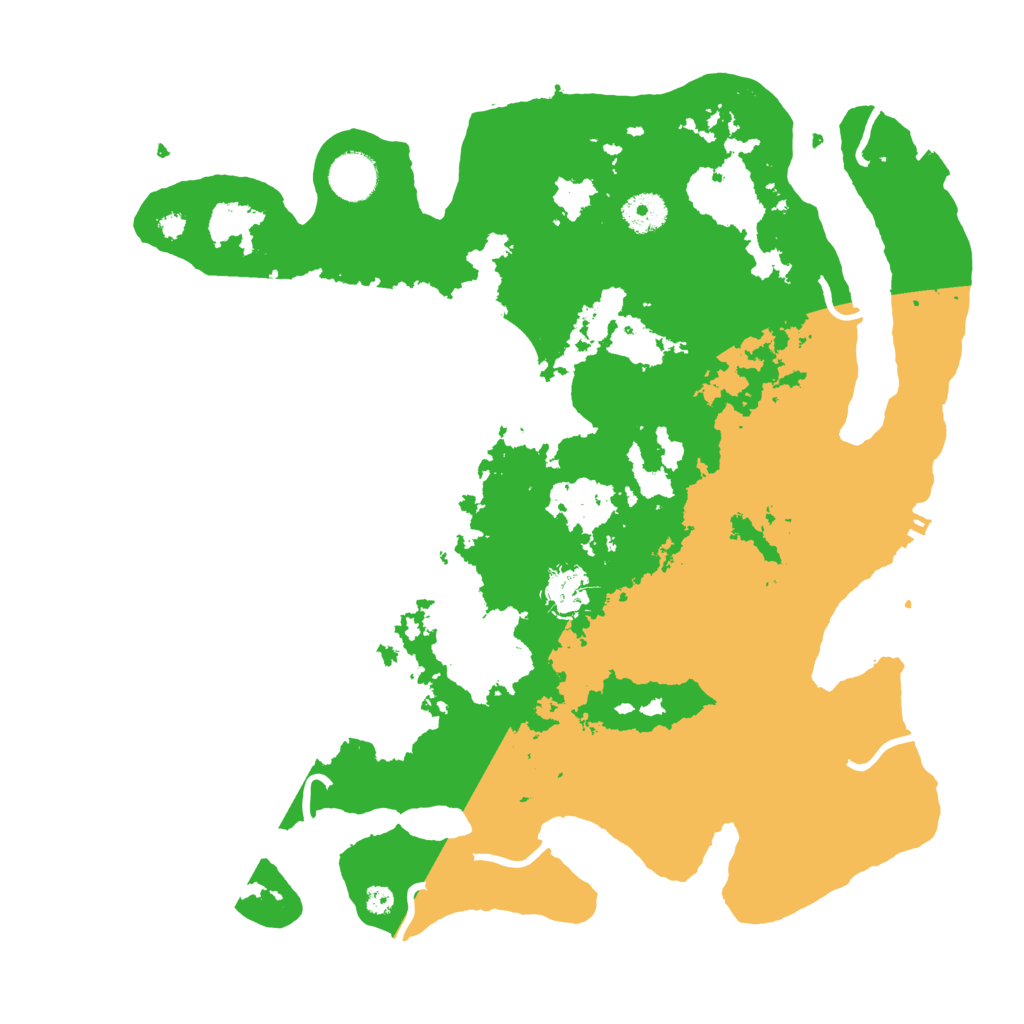Biome Rust Map: Procedural Map, Size: 3700, Seed: 9459867