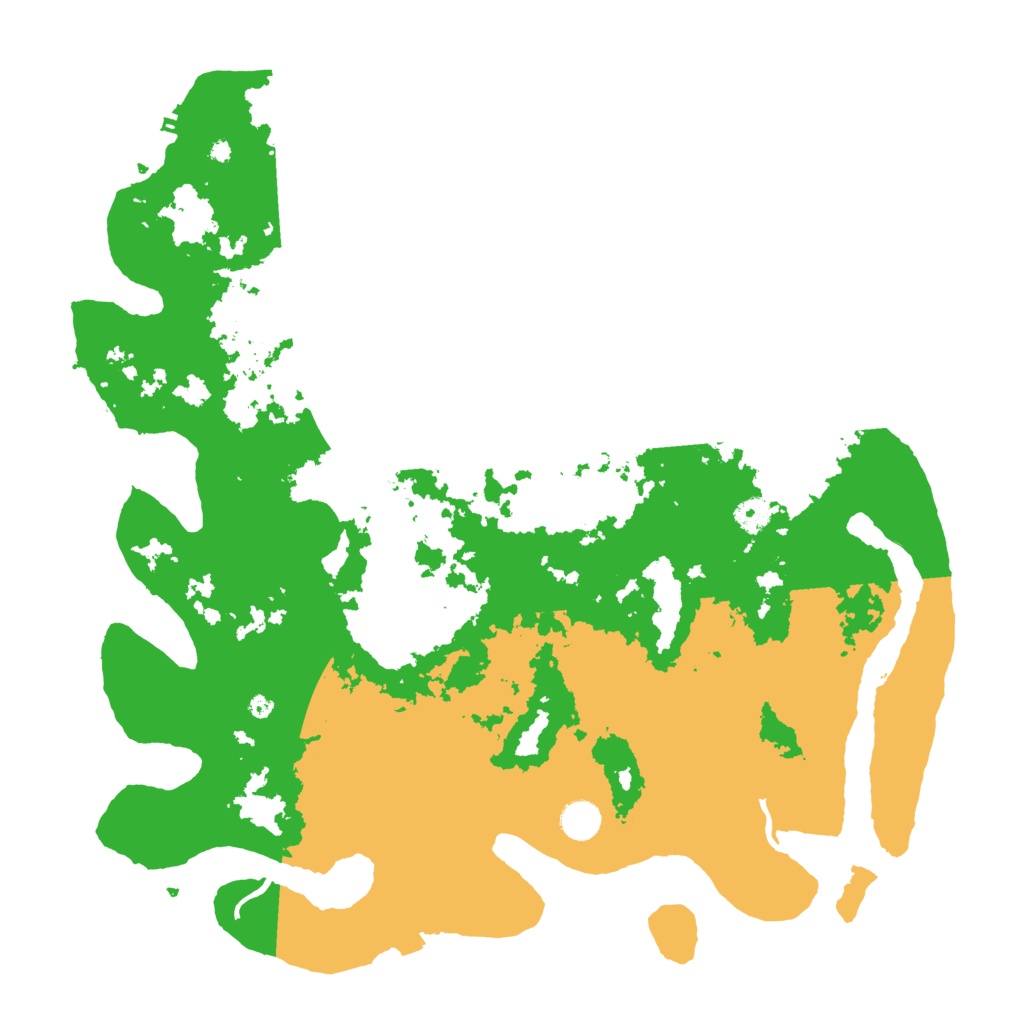 Biome Rust Map: Procedural Map, Size: 4500, Seed: 587469