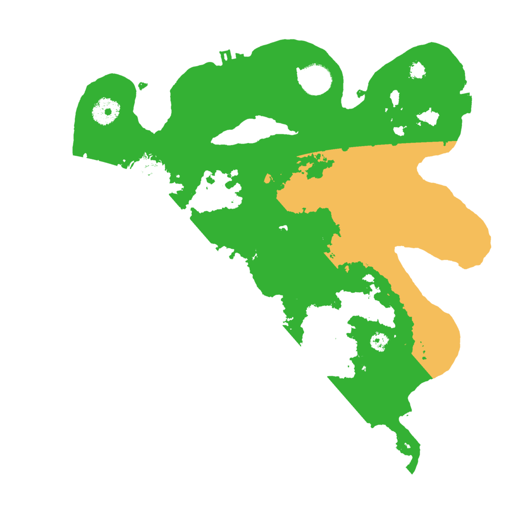 Biome Rust Map: Procedural Map, Size: 3000, Seed: 101799515