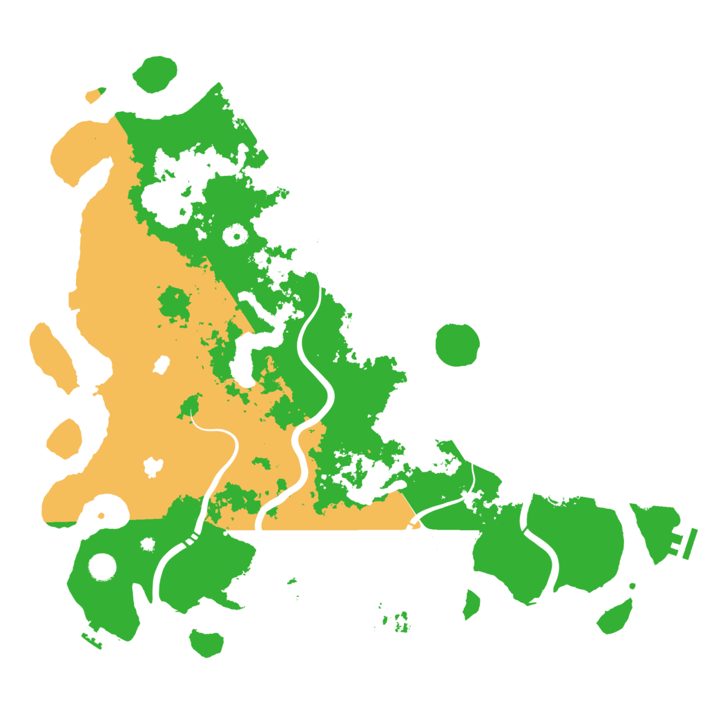 Biome Rust Map: Procedural Map, Size: 4500, Seed: 224193