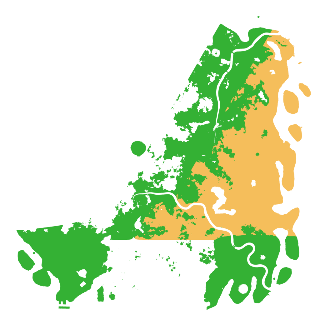 Biome Rust Map: Procedural Map, Size: 5900, Seed: 8888888